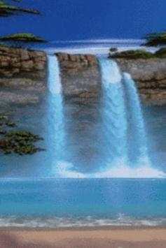 Big Waterfalls Live Wallpaper screenshot 1