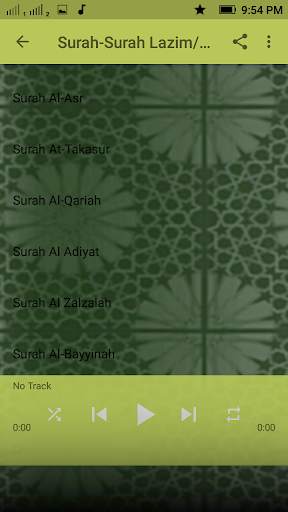 Surah-Surah Lazim/Hafazan screenshot 9