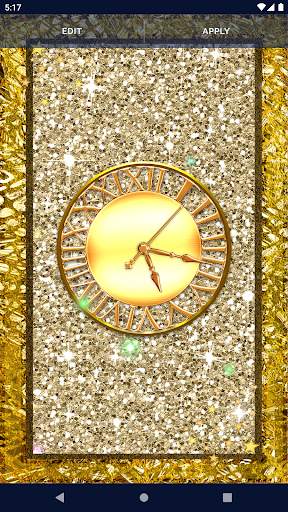Sparkle Gold Live Wallpaper screenshot 3
