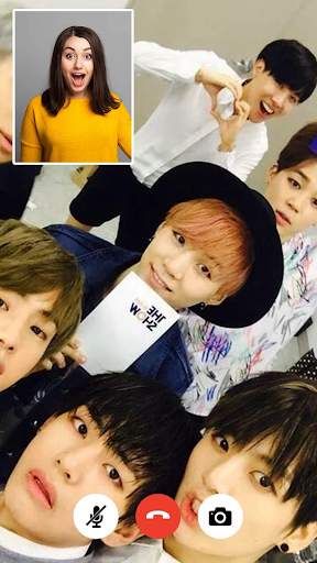Call Simulator BTS - idol bts fake caller screenshot 2