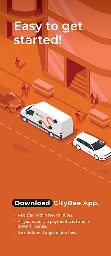 CityBee shared mobility screenshot 1