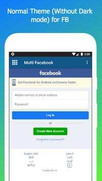 Multi Accounts Login for Facebook Lite screenshot 4