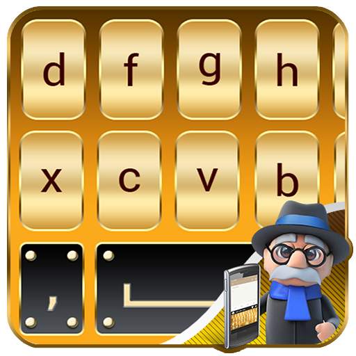 Gold Keyboard: Golden Keyboard Theme 1.0.2