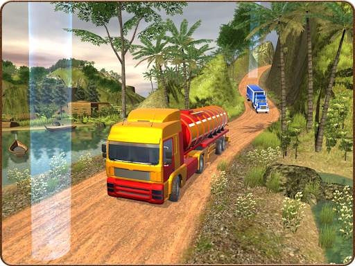 Truck Simulator Offroad Trailer Driver Uphill 2018 screenshot 7