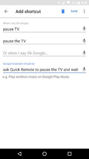 Quick Remote for Google Home/A screenshot 5