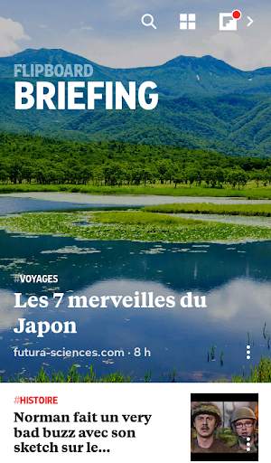 Flipboard Briefing screenshot 1