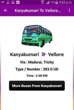 Kanyakumari Bus Info screenshot 3