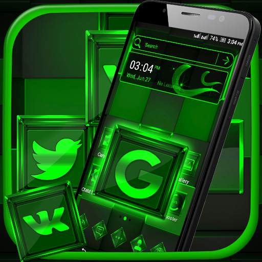 Green Light Launcher Theme 4.3