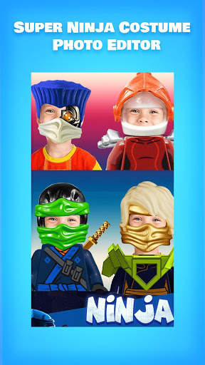 Super Ninja Costume - Construction Toys Camera screenshot 3