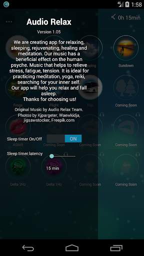 Audio Relax: Calming Music Antistress Meditation screenshot 3