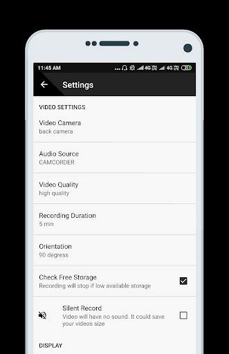 Background Video Recorder screenshot 3