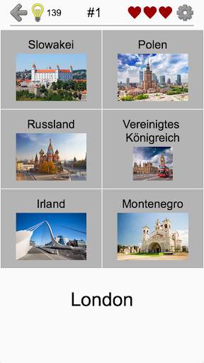 Hauptstädte aller Kontinente der Erde - Der Test screenshot 6