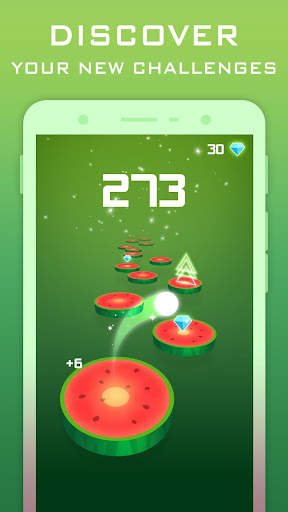 Splashy Tiles: Bouncing To The Fruit Tiles screenshot 1