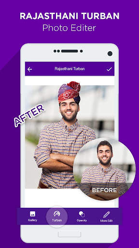 Rajasthani Turban Photo Editor screenshot 1