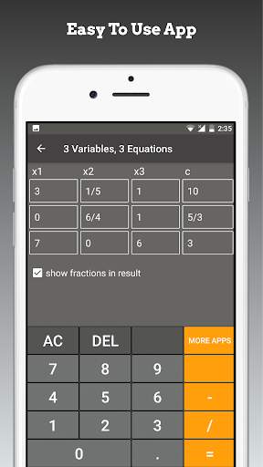 Linear Equation System Solver screenshot 2