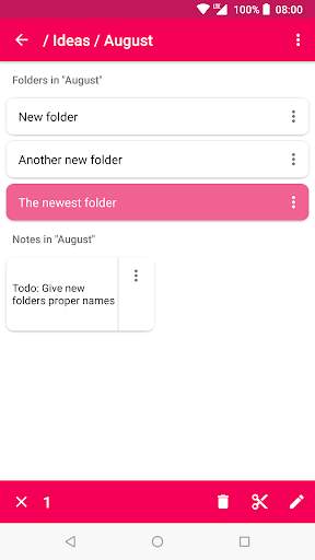Notes & Folders 3 تصوير الشاشة