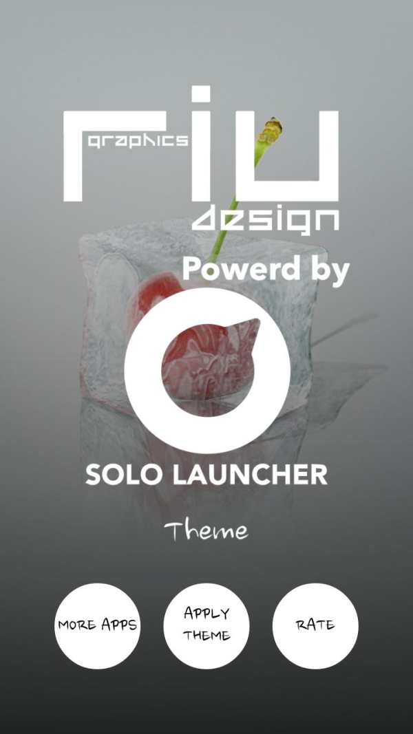 3D Ice Cubes Solo Launcher Theme screenshot 2