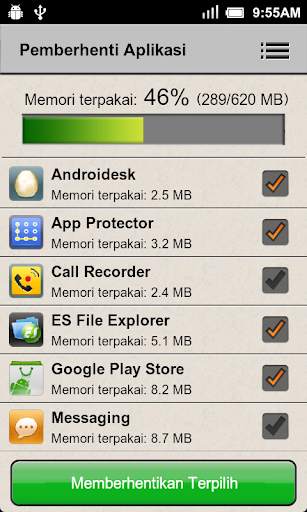 Pemberhenti Aplikasi screenshot 1