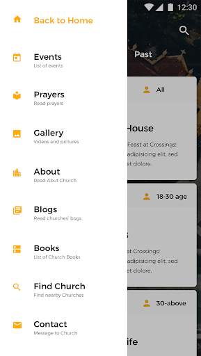 City Church- Template 5 تصوير الشاشة