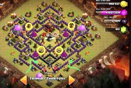 Clash Desain War Base 2017 screenshot 5