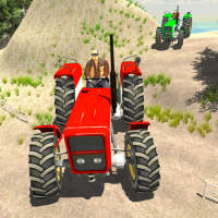 Tractor Driving Simulator Farming Tractor Trolley logo