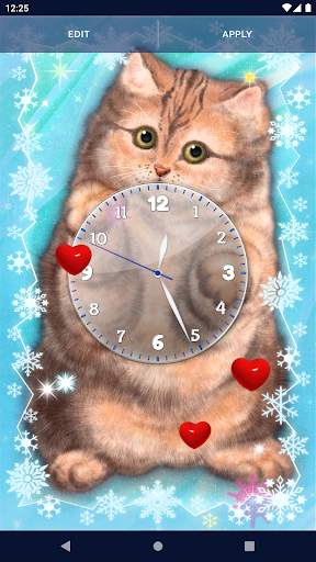 Cute Fluffy Cat Live Wallpaper screenshot 3