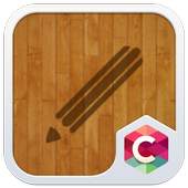 Wood Line C Launcher Theme 4.8.7