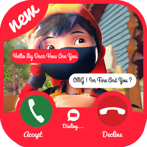 Incoming Call From BoBoi Boy  - Fake Video Call icon