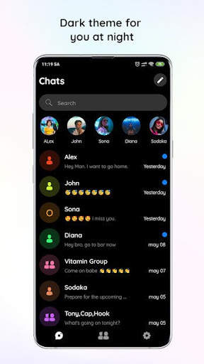 Messenger in screenshot 2