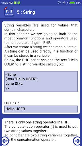 Learn PHP Programming скриншот 5