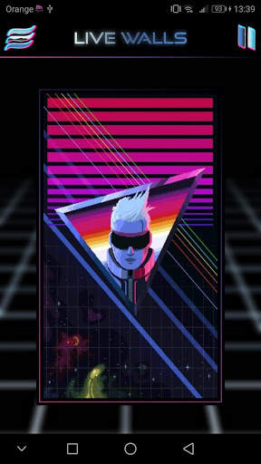 Retrowave Wallpapers - Live Wallpapers,GIF & Radio screenshot 2