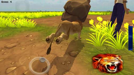 Angry & Wild Lion Simulator स्क्रीनशॉट 2