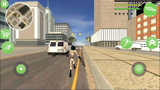 US Stickman Army Stickman Rope Hero Simulator screenshot 2