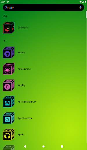 3D Colorful Flat Icon Pack screenshot 10