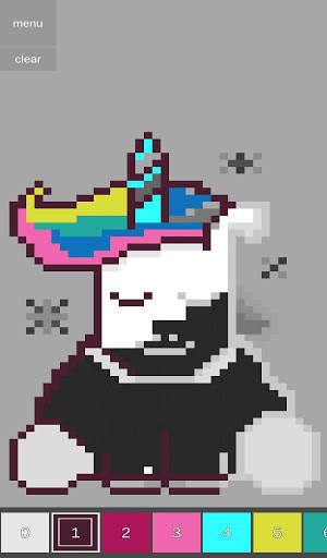 Magic unicorns color by numbers screenshot 5