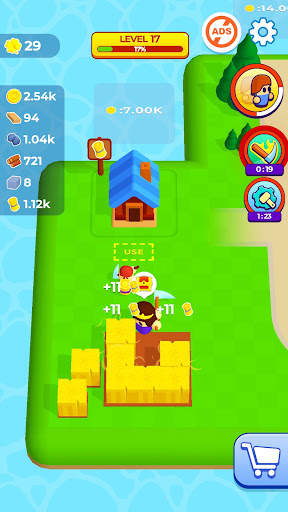 Idle Craft World: Lumberjack screenshot 3
