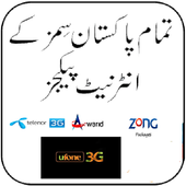 All Sim Internet Packages Pakistan 2017 icon