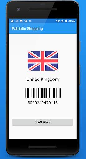 Patriotic Shopping - Barcode scanner screenshot 3