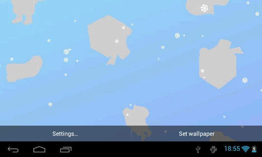 Snowfall 3D Live Wallpaper screenshot 3