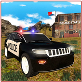 Crime City Police Car Chasing: Racing Simulator 18 icon