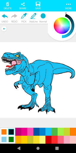 Coloring Dinosaurs New screenshot 6