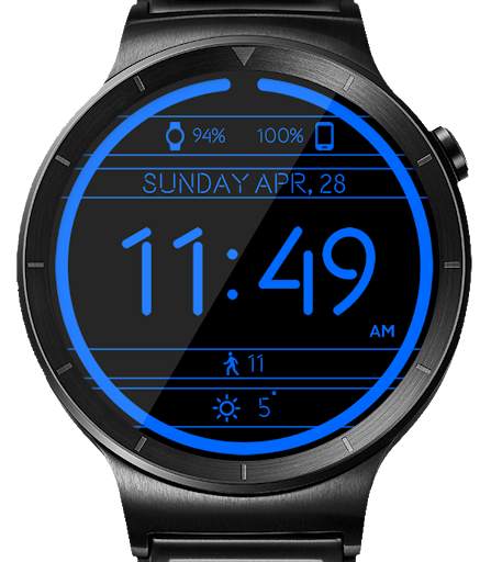 Neon Lights HD Watch Face Widget & Live Wallpaper screenshot 19