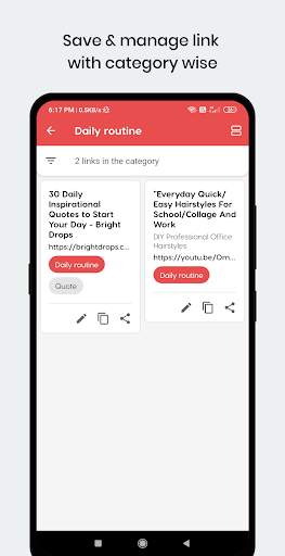 Link saver & Link manager : Bookmark Manager screenshot 6