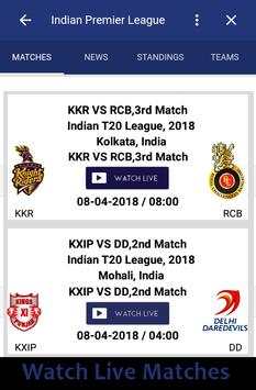 Cricbuzzz : Live Cricket Score screenshot 1