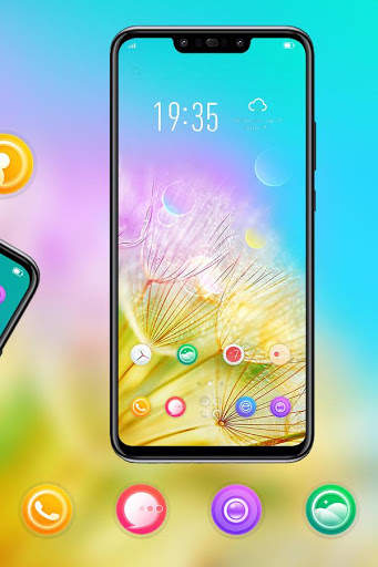 Beautiful Flowers Theme Infinix s4 launcher screenshot 1
