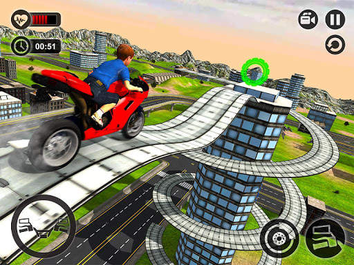 Kids MotorBike Stunt Rider 3D screenshot 8