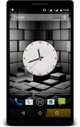 White Clock Live Wallpaper screenshot 8