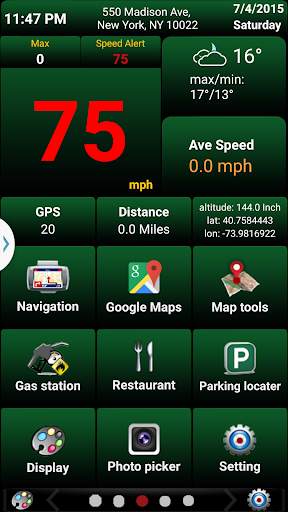 Car GPS Expert, Speed Limit &Floating speedometer. स्क्रीनशॉट 5
