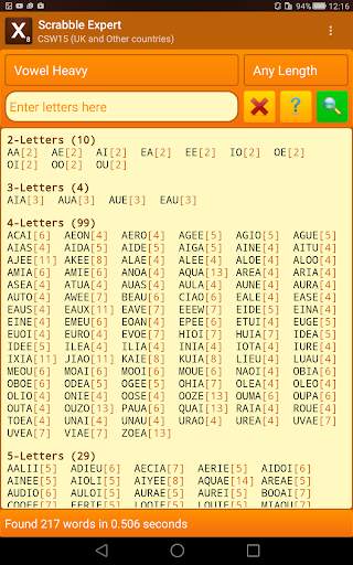Word Expert (for SCRABBLE) screenshot 13