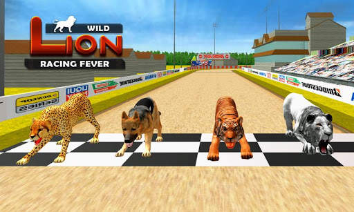Wild Lion Racing Animal Race screenshot 3